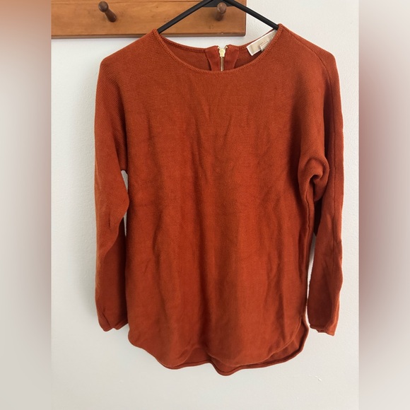 Michael Kors Rust Knit with Gold Zipper - Picture 1 of 4